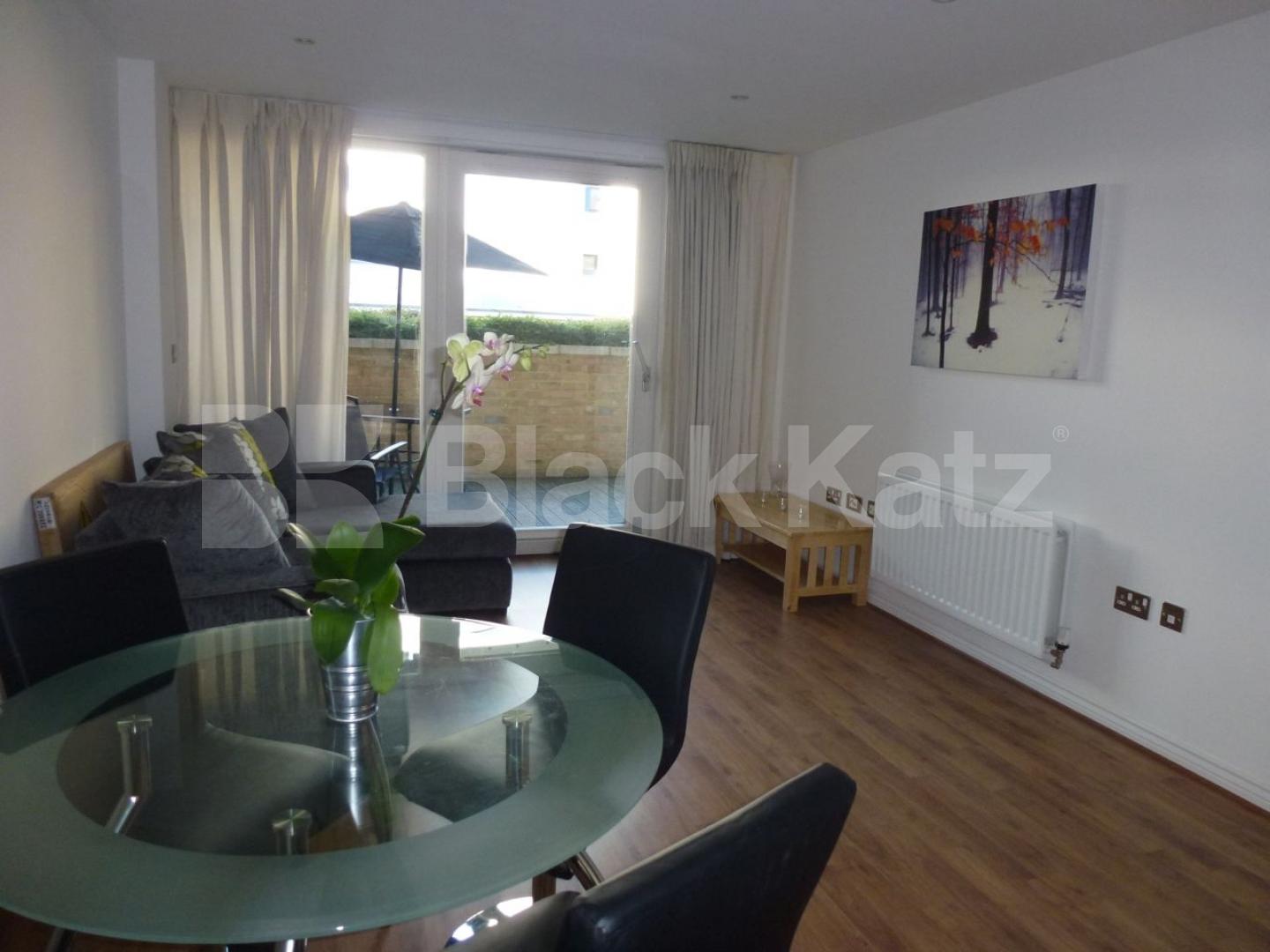 			NEW INSTRUCTION (Includes parking), 1 Bedroom, 1 bath, 1 reception Apartment			 Viridian Apartments.Battersea Park Road. , Battersea